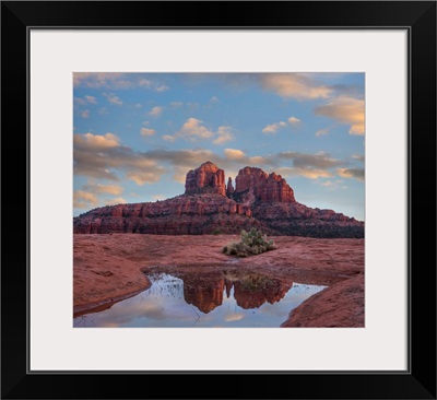 Cathedral Rock Reflection, Coconino National Forest, Near Sedona, Arizona