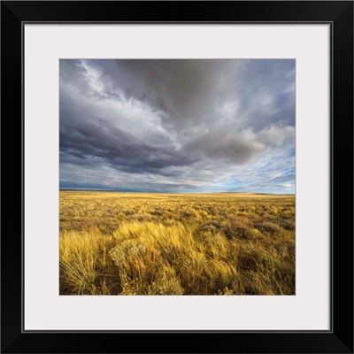 Clouds and prairie Hart Mountain National Wildlife Refuge