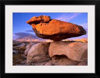 El Capitan and Balanced Rock, Guadalupe Mountains National Park, Texas