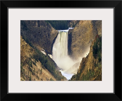 Lower Yellowstone Falls and Grand Canyon of Yellowstone National Park, Wyoming