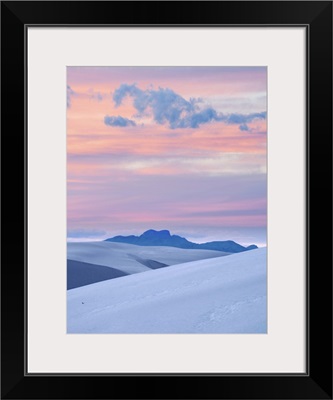 Sand Dunes At Sunset, White Sands, New Mexico