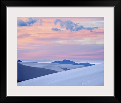 Sand Dunes At Sunset, White Sands NM, New Mexico