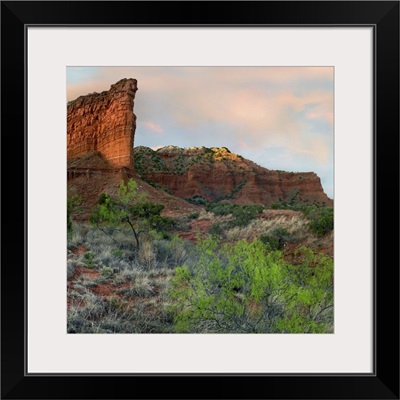 Sandstone cliffs, Caprock Canyons State Park, Texas