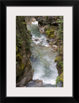Yoho River flowing through chasm, Yoho National Park, British Columbia, Canada