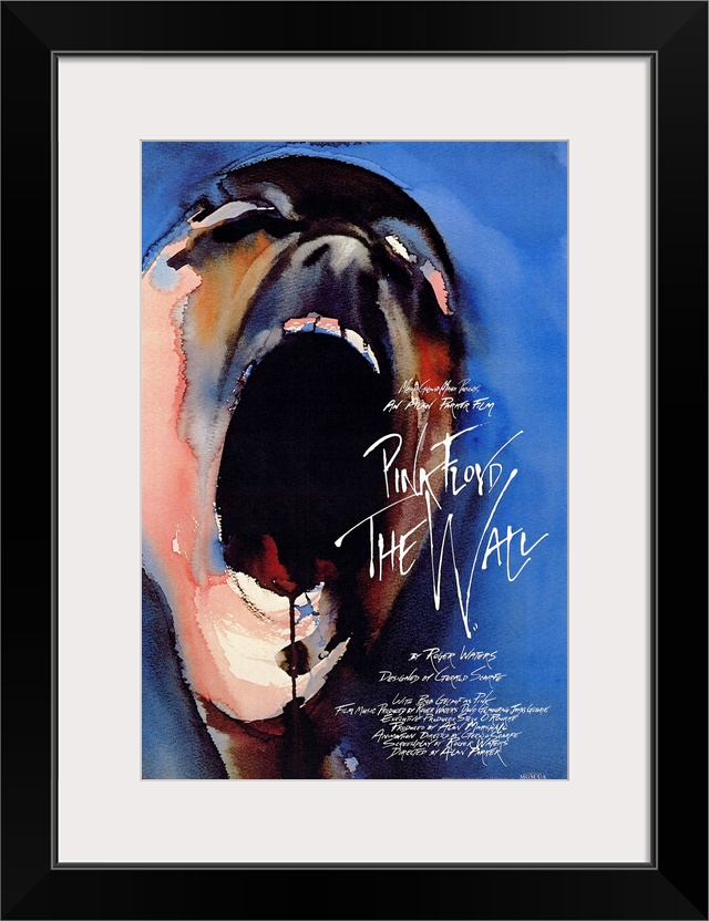 This vertical artwork is the theatrical release poster of The Wall, the live-action and animated film driven by the music ...