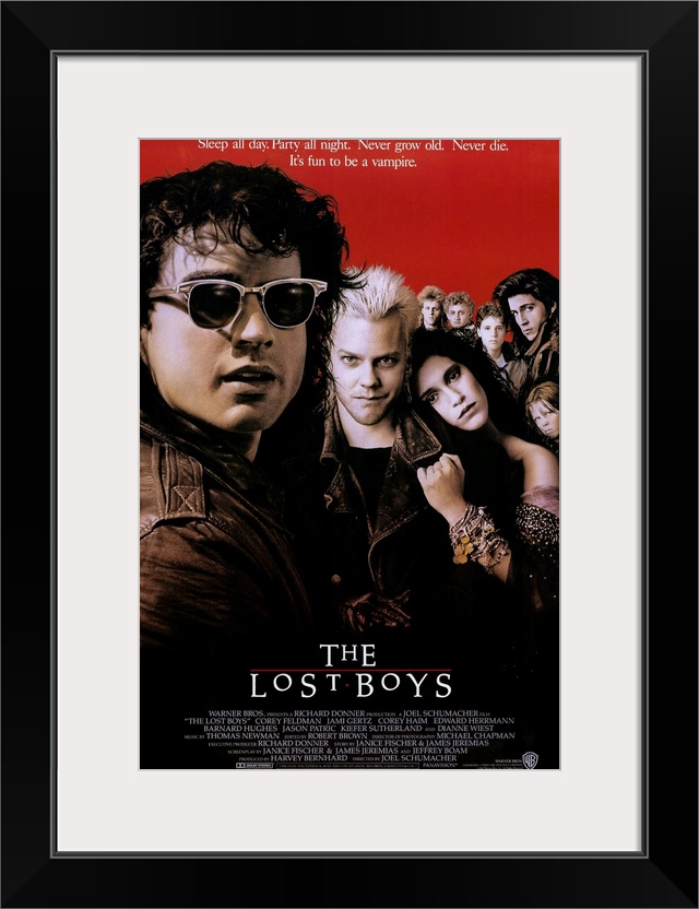 Santa Cruz seems like a dull town when Michael, his younger brother, and their divorced mom move into their eccentric gran...