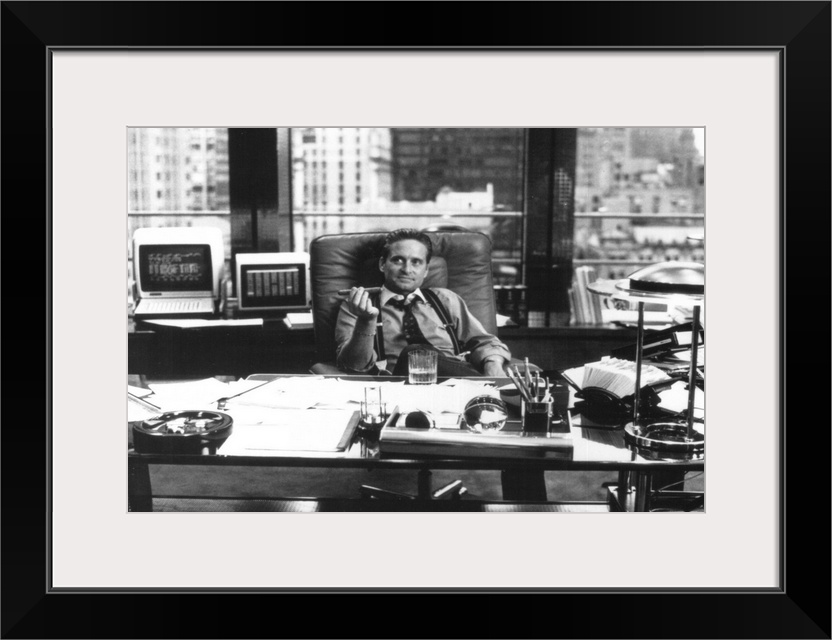 Stone's energetic, high-minded big business treatise in which naive, neophyte stockbroker Bud Fox (Charlie Sheen) is seduc...