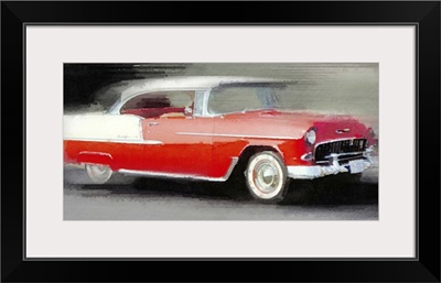 1955 Chevrolet Bel Air Coupe Watercolor