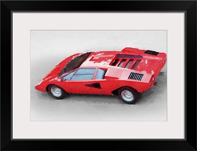1974 Lamborghini Countach Watercolor