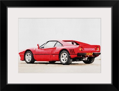 1980 Ferrari 288 GTO Watercolor