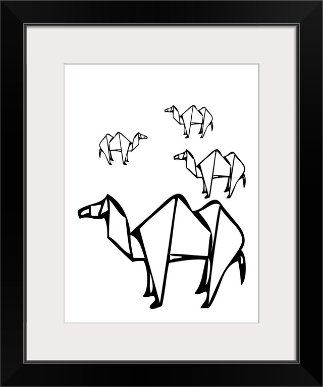 Abstract Minimalist Camels
