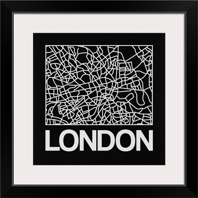 Black Map of London
