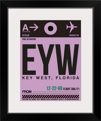 EYW Key West Luggage Tag I