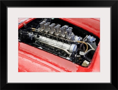Ferrari 250 GTO Engine Watercolor