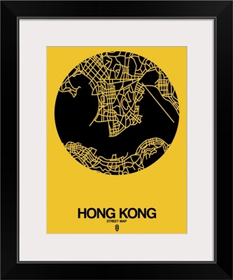 Hong Kong Street Map Yellow