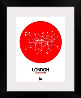 London Red Subway Map