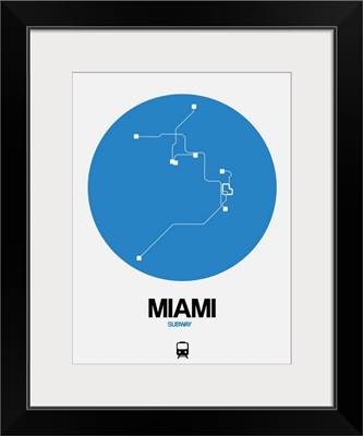 Miami Blue Subway Map