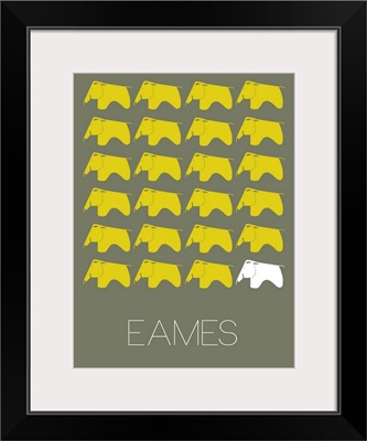 Minimalist Eames Yellow Elephant