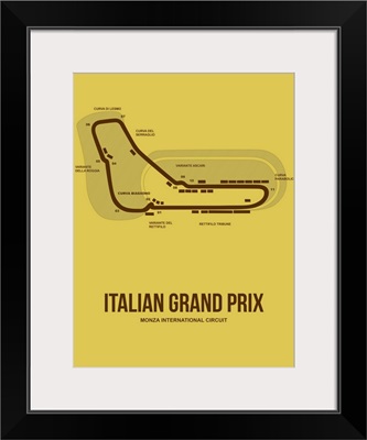 Minimalist Italian Grand Prix Poster I