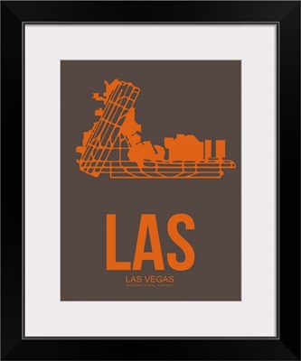 Minimalist LAS Las Vegas Poster I