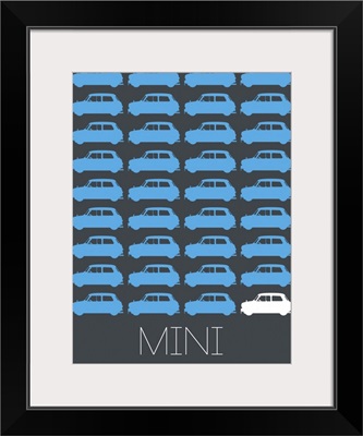 Minimalist Mini Cooper Poster IV