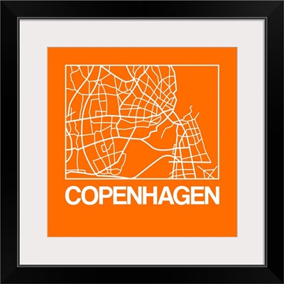 Orange Map of Copenhagen