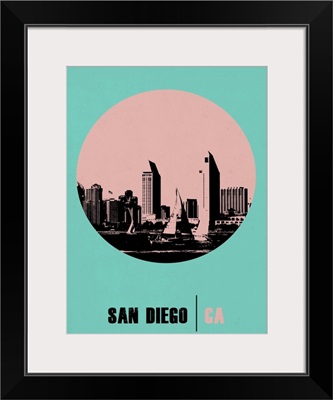 San Diego Circle Poster I