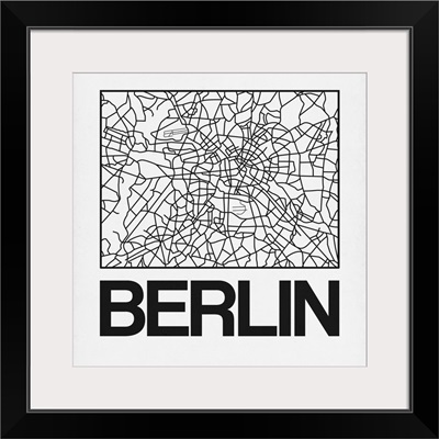 White Map of Berlin