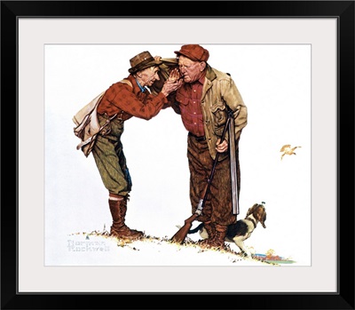 Two Old Men And Dog Hunting