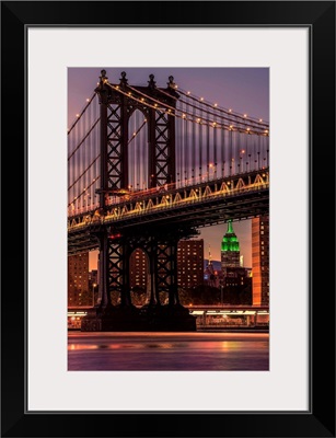 Manhattan Bridge at Twilight I