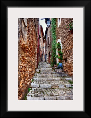 Alley In Sermoneta, Italy