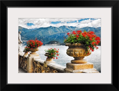 Balustrade with Lake View, Villa Balbianello, Lenno, Lake Como