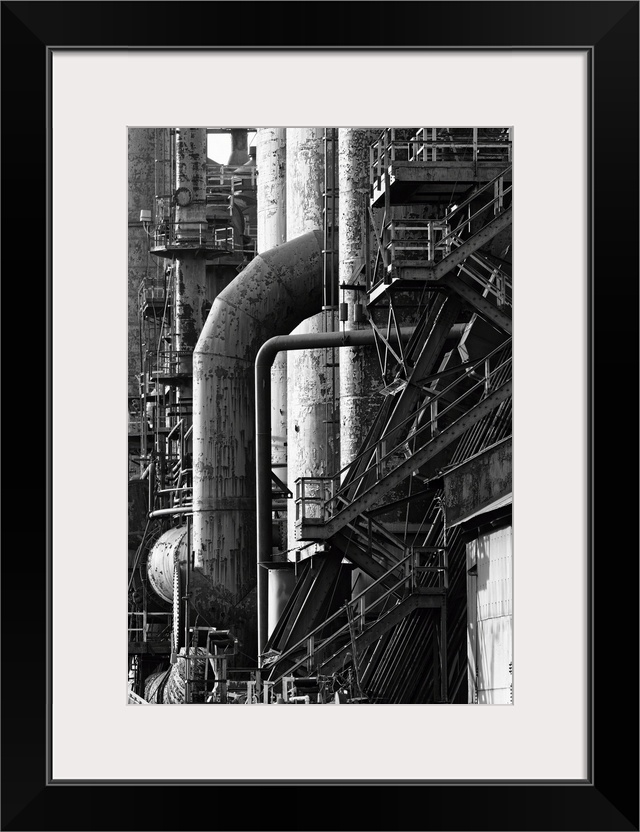 Steel Stacks of the Btehlehem Steel Plant, Pennsylvania.