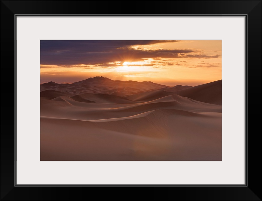 Sahara Dunes At Sunrise