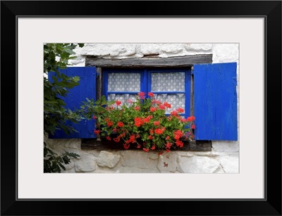 The blue shutters