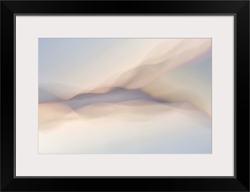 Abstract artwork of warm and cool colors to create an ethereal mood.
