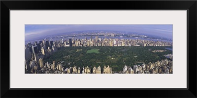 Aerial Central Park New York NY