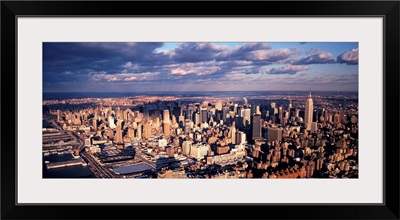 Aerial Midtown Manhattan New York City NY
