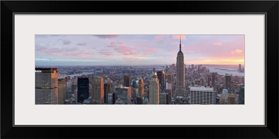Aerial view of a city, Midtown Manhattan, Manhattan, New York City, New York State,