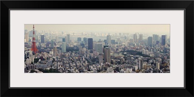 Aerial view of a city, Mori Tower, Roppongi Hills, Tokyo Prefecture, Japan