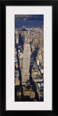 Aerial view of Empire State Building, Manhattan, New York City, New York State