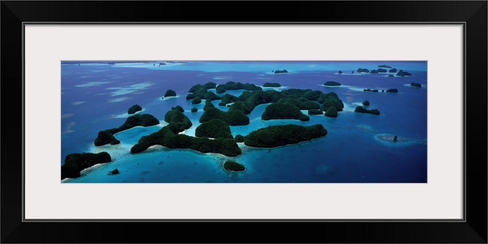 Aerial View of Rock Islands Palau