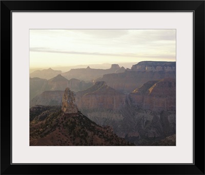 Arizona, Grand Canyon National Park, High angle view of the mountain range