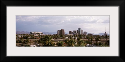 Arizona, Phoenix, High angle view of the city