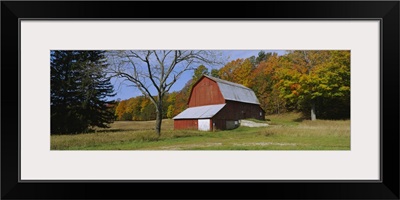 Barn in a field, Sleeping Bear Dunes National Lakeshore, Michigan