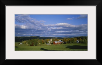 Barn in a field, Vermont, New England