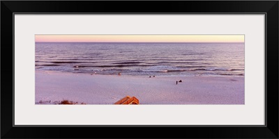 Beach at sunset, Gulf of Mexico, Orange Beach, Baldwin County, Alabama