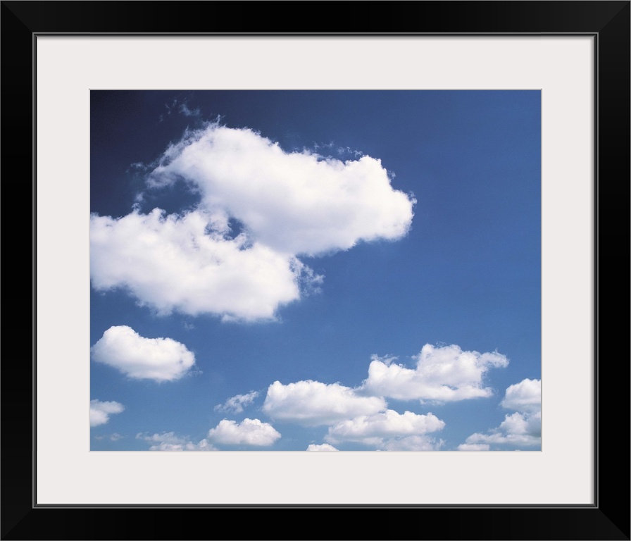 Blue sky and cumulus clouds II