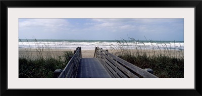 Boardwalk on the beach, Nokomis, Sarasota County, Florida,