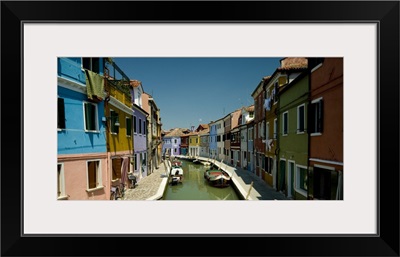 Boats in a canal, Grand Canal, Burano, Venice, Italy